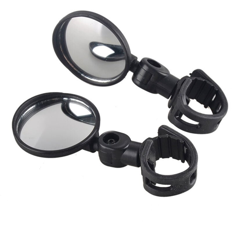 Shining House - Stück Fahrrad-Rückspiegel, 360° drehbarer Fahrrad-Konvexspiegel, HD-Elektroroller-Rückspiegel, geeignet für Fahrräder, Mountainbikes