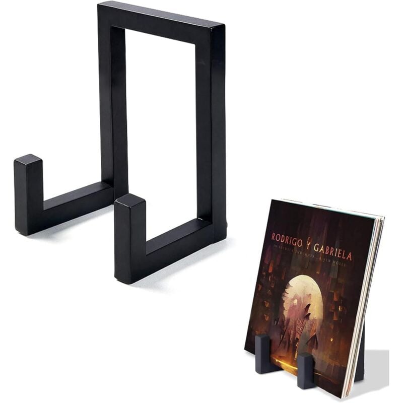 Shining House - Wand-Vinyl-Halter, Wand-Vinyl-Halter, Wand-Vinyl-Aufhänger, Vinyl-Rahmen, Metall-Vinyl-Schallplattenhalter für Vinyl-Alben, Fotos,