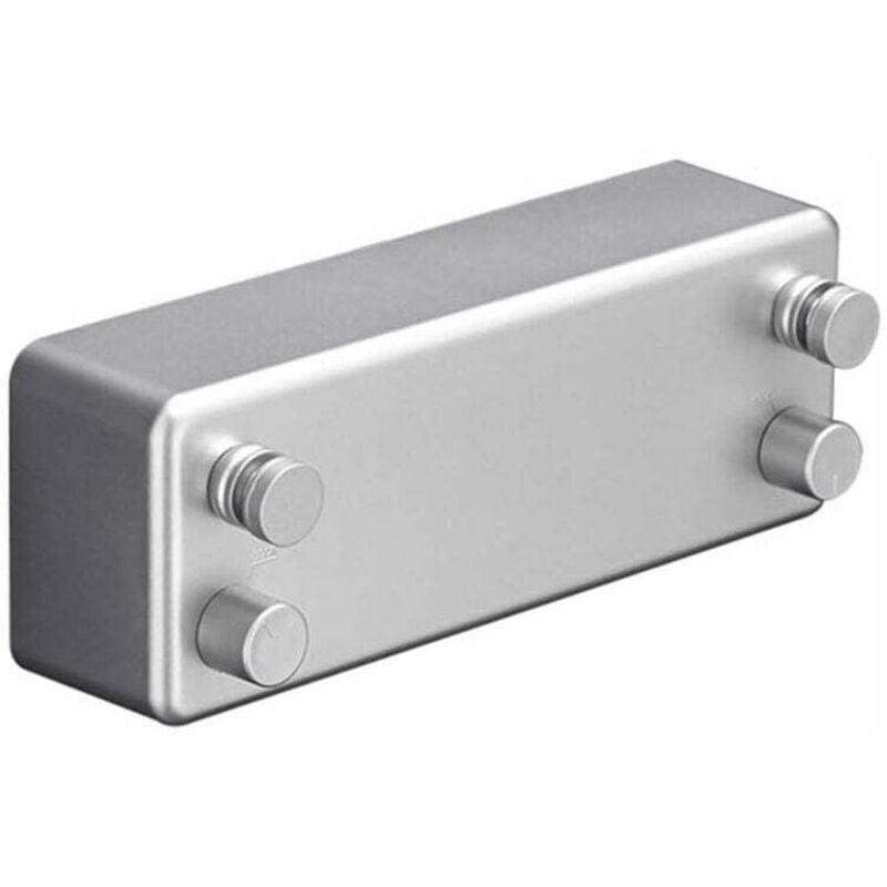 Wäscheleine, Wäscheständer, einziehbare Wäscheleine, doppelter Stahldraht, unsichtbar, ohne Stanzen, zum Trocknen von Wäsche, Silber - Shining House