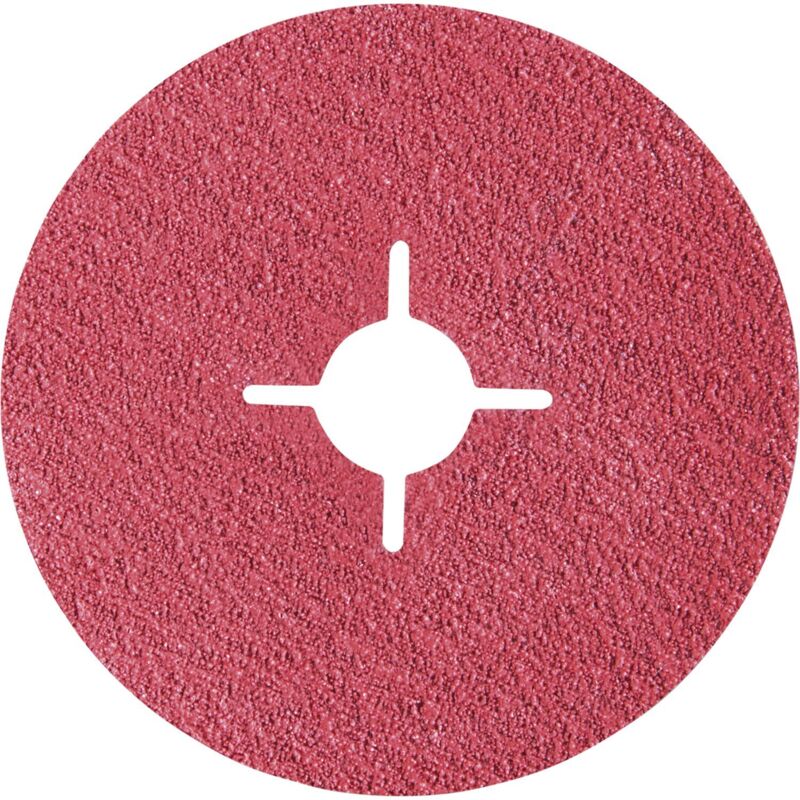 Sia Fiberscheibe Keramik 4560 Siabite 115mm K80 - Hochleistungs Keramik Schleifscheibe mit stabiler Unterlage, für Metall
