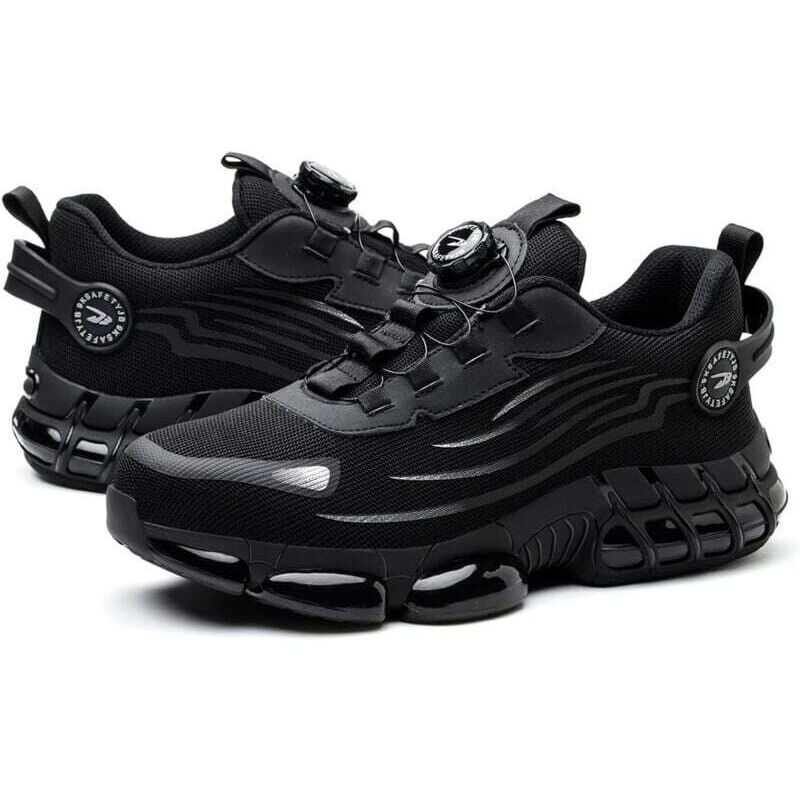 Sicherheitsschuhe mit Durchtritt- und Quetschschutz, Sicherheitsschuhe mit drehbaren Schnürsenkeln, atmungsaktive Sicherheitsschuhe aus gewebtem