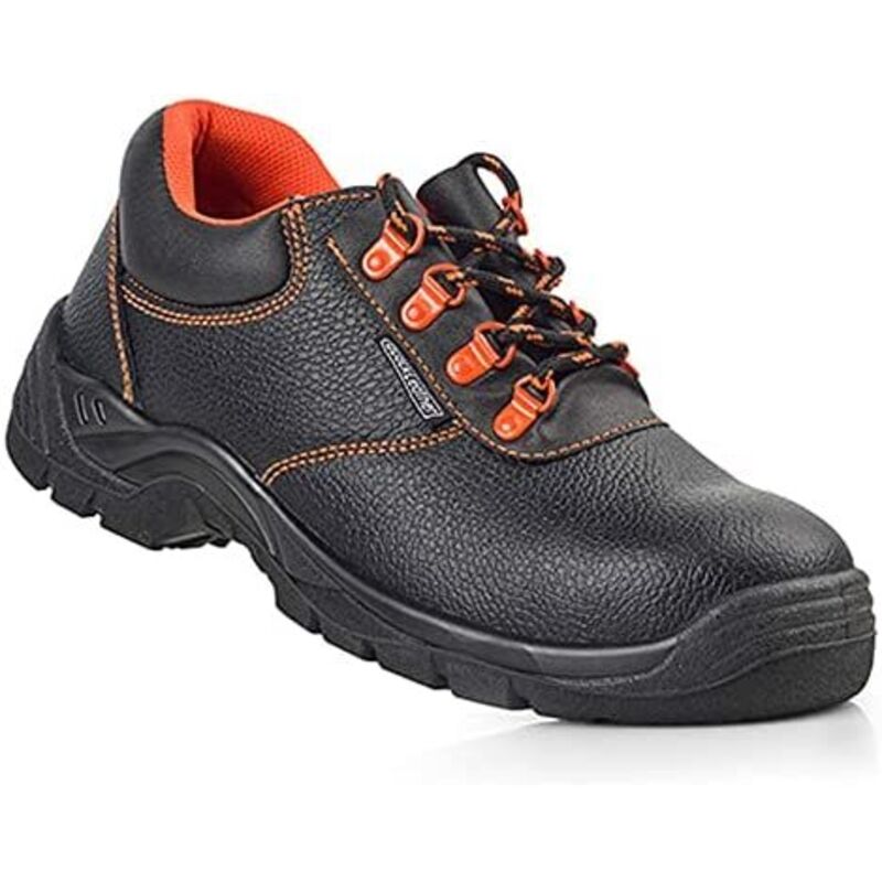 EDM - Sicherheitsschuhe schwarz Leder s3 src Größe 39 schwarzleder