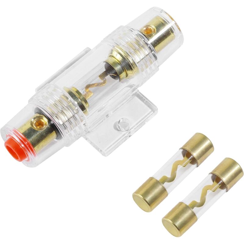 Sicherheitssicherung für Kfz-Audioanlagen, 30-Ampere-AGU-Sicherungshalter, geeignet für Kfz-Alarmanlagen-Verstärker-Kompressoren (40 A)