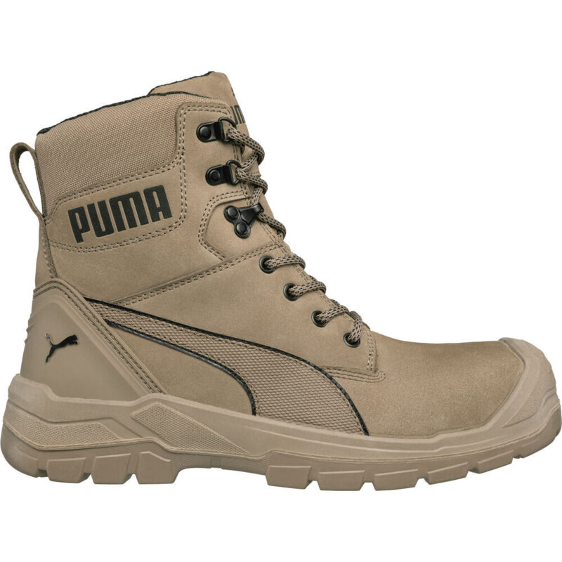Puma - Sicherheitsstiefel conquest stone high Größe 46 stone S3 ci hi hro src din en iso 20345 Nubukleder