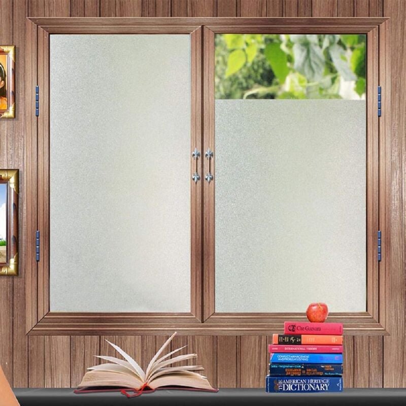 Sichtschutz-Fensterfolie, verdunkelnde Fensterfolie, Anti-UV-Sichtschutz, undurchsichtige Fensterfolie, mattierte Fensterfolie, elektrostatisch,