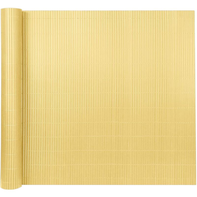 Sichtschutzmatten PVC Sichtschutzmatte 90x300cm Sichtschutz Sichtschutzzaun Bambus Sichtschutzzaun UV-Schutz Blickdicht für Garten NAIZY