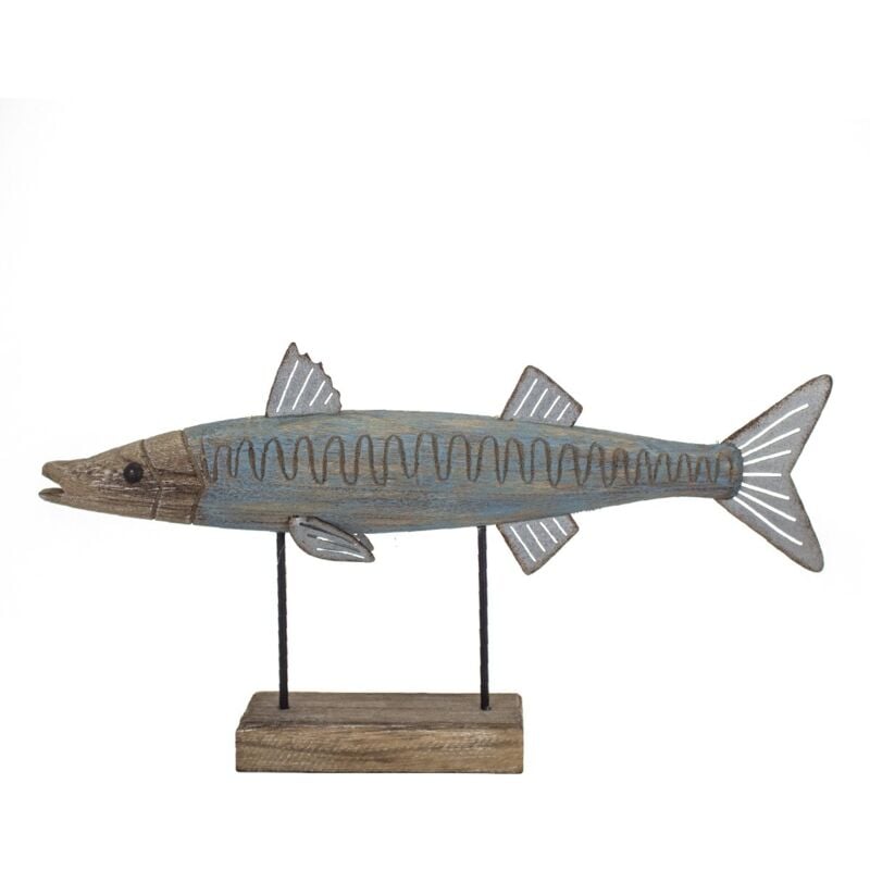 Marinefigur Figuren Grey Saw Fish orn 5x33x18cm 25518 - Signes Grimalt