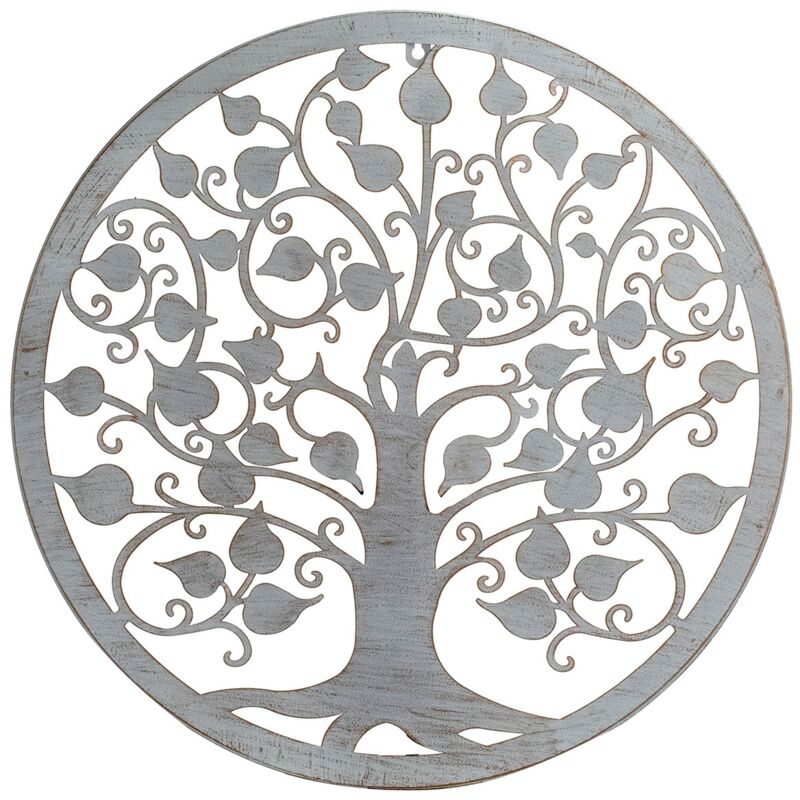 Le Monde Des Animaux - Signes Grimalt Metall -Ornamentwand auftragen Wand Applices Grey Metal 1x50x50cm 23663 auftragen