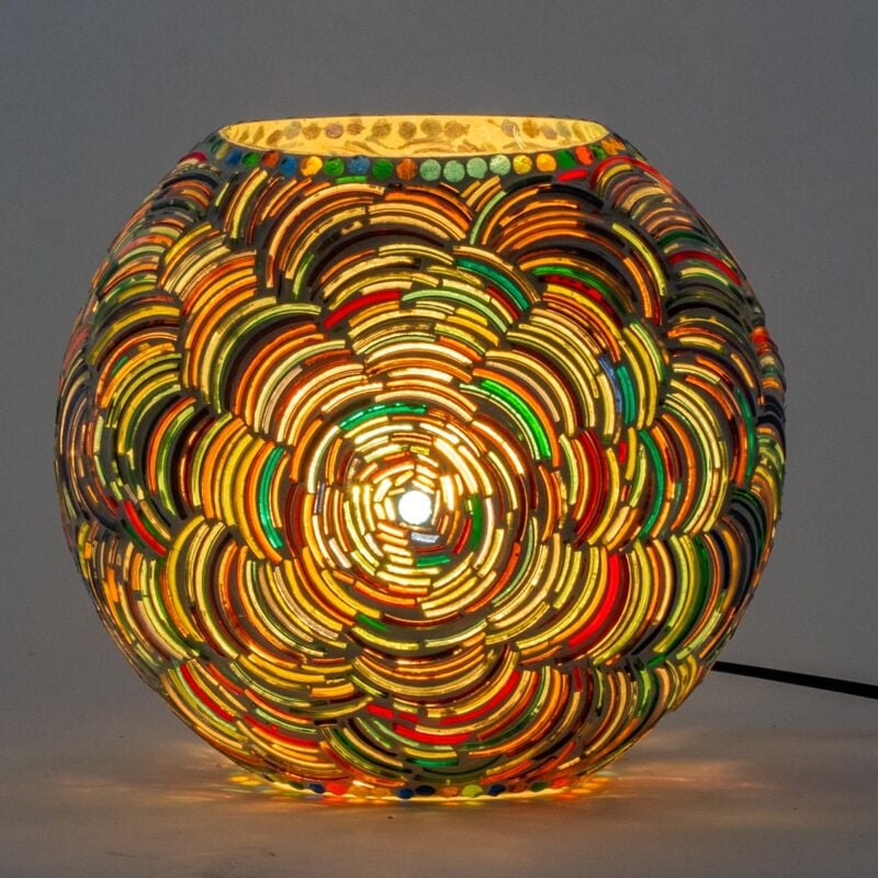 Möbel Desktop -Lampe Marokkanische Lampen -Multikolor -Lampen 25x25x13cm 28548 - Signes Grimalt
