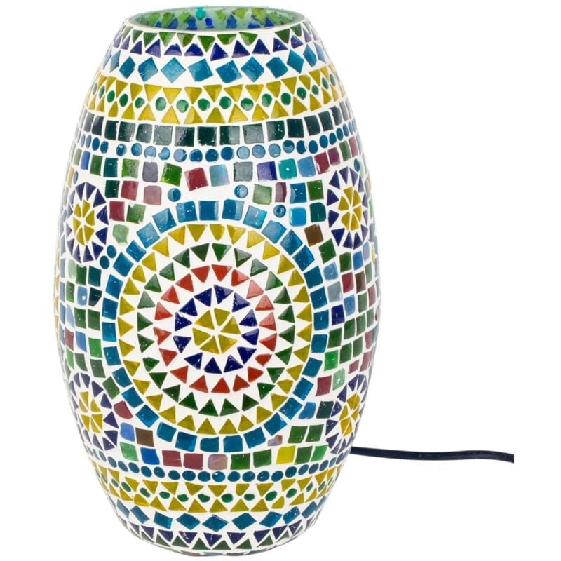 Signes Grimalt - Möbel Desktop -Lampe Mosaik -Lampen -Multikolor -Lampen 18x18x31CM 22835
