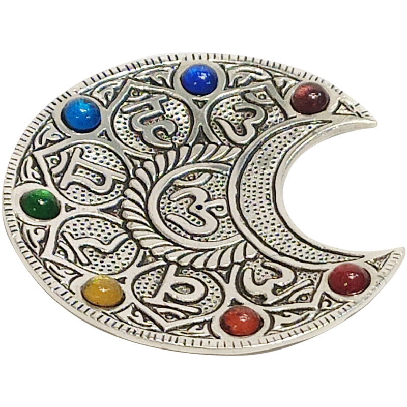 Signes Grimalt - Dish Moon Chakra Accessoires Natura Runde Silberschale - 1x12x12cm