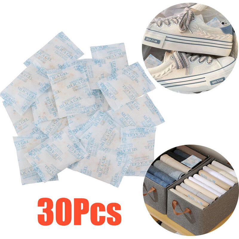 Bluedeer - Silicagel Beutel, Silicagel Beutel Feuchtigkeitsabsorber Trockenmittel Silicagel mit Indikator für Schrank Luftentfeuchter Badezimmer,