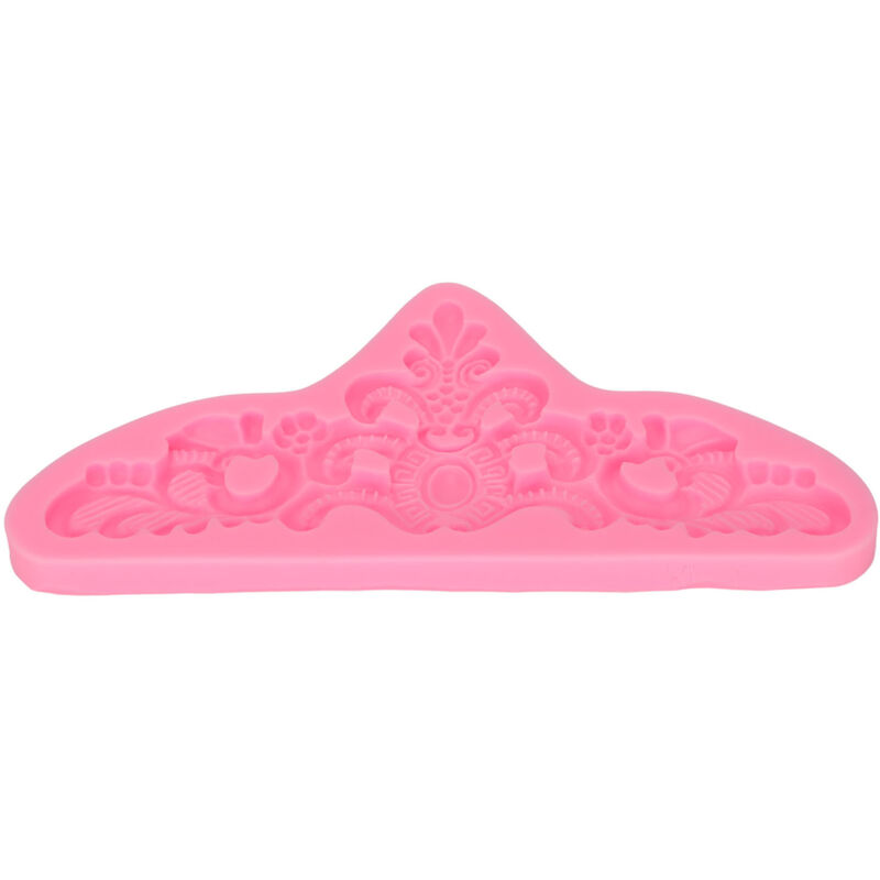 Silikonform mit rosa Prägemuster – für einfaches Herauslösen beim Backen