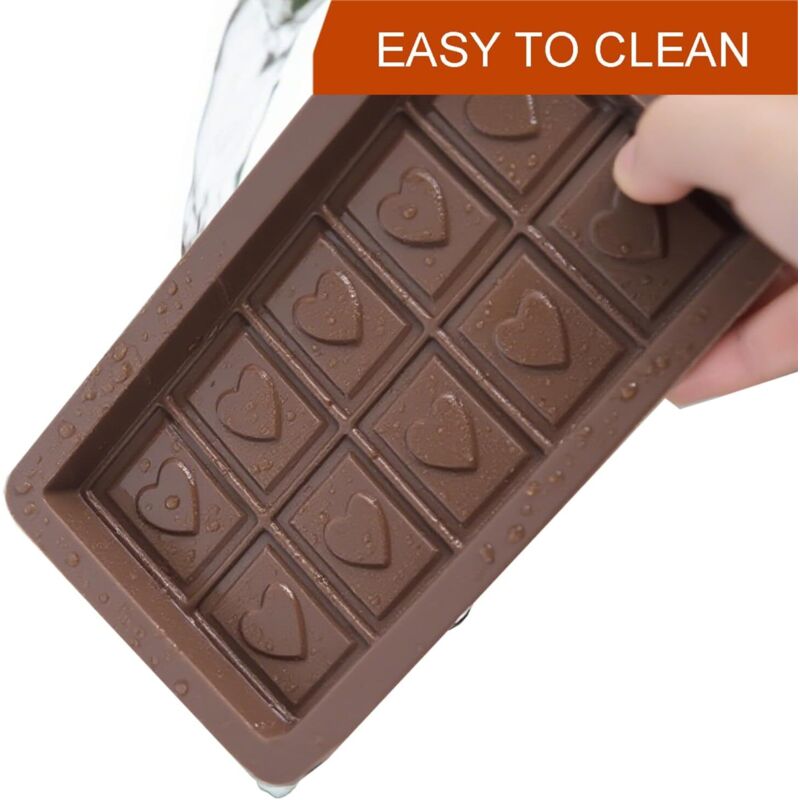 Silikonformen für Schokolade, Dubai-Schokoladenriegelformen, große und tiefe rechteckige Formen zum Füllen von Schokoladenriegeln und Pralinen