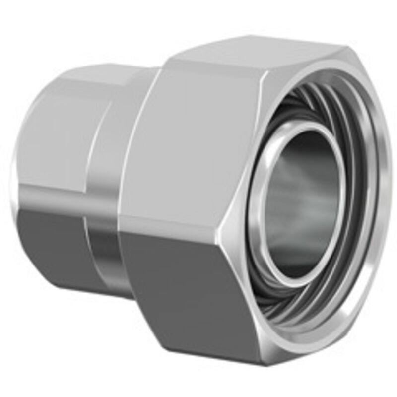 Simplex - Flamco Anschluss-Set g 5' 2 St. Rp 1/2' x g 3/4' Innengewinde Eurokonus Messing vernickelt