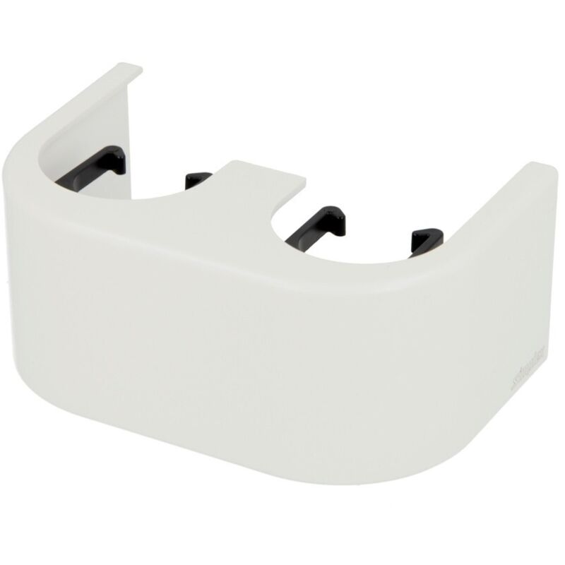 Le Sanitaire - Simplex Designverkleidung Eck weiß für Simplex Zweirohr Hahnblock Eckform 3/4' F10094