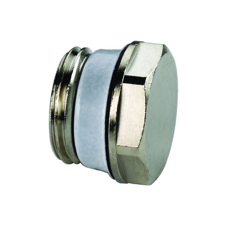 Simplex - Flamco Blindstopfen Exclusiv g 1/2' Außengewinde Messing vernickelt