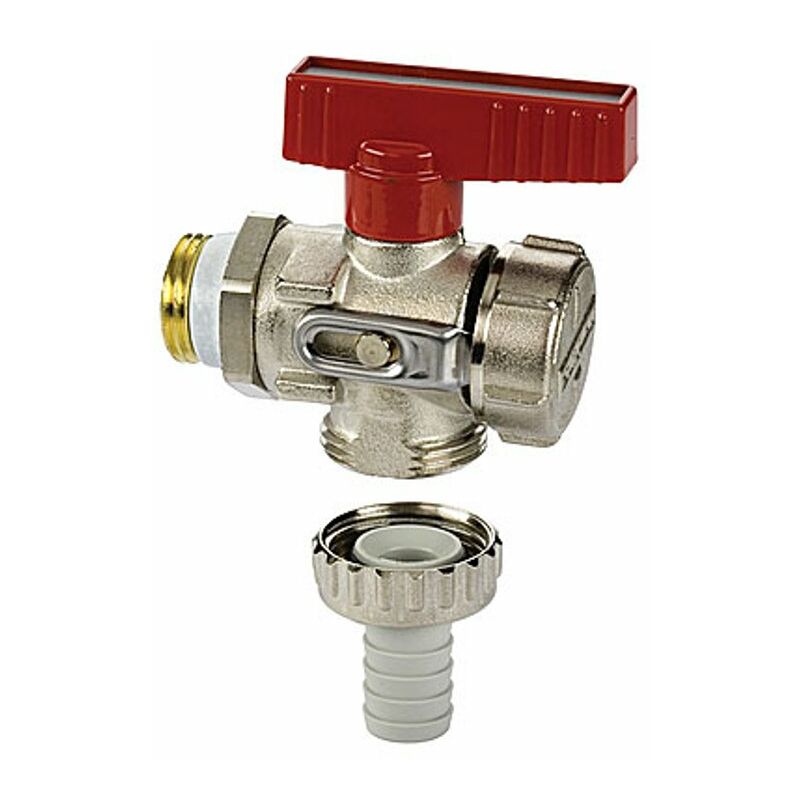 Simplex - kfe Eck 1/2 Kugelhahn, selbstdichtend, bis 130°C für Heizung