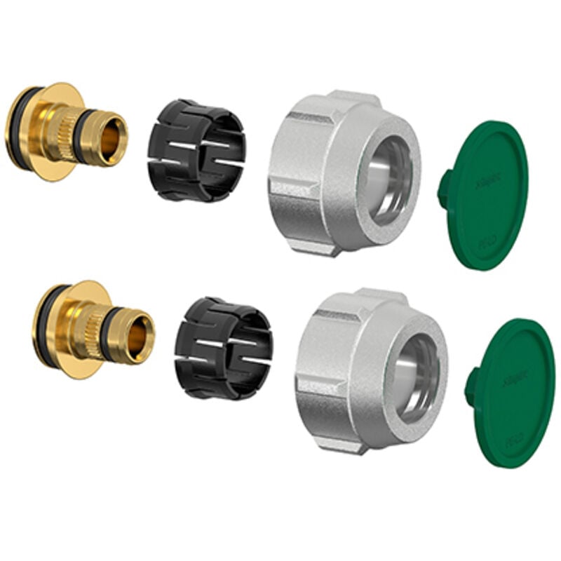 Simplex Klemmverschraubung 1 Paar 3/4''x20/2,8 für Kst. und Metallverbundrohr F11417