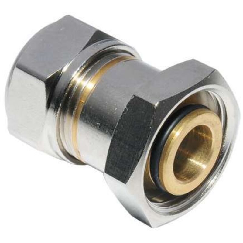 Simplex - Schwarzrohradapter Klemmverschraubung für 3/8' Stahlrohr x ¾' ig Eurokonus F10348