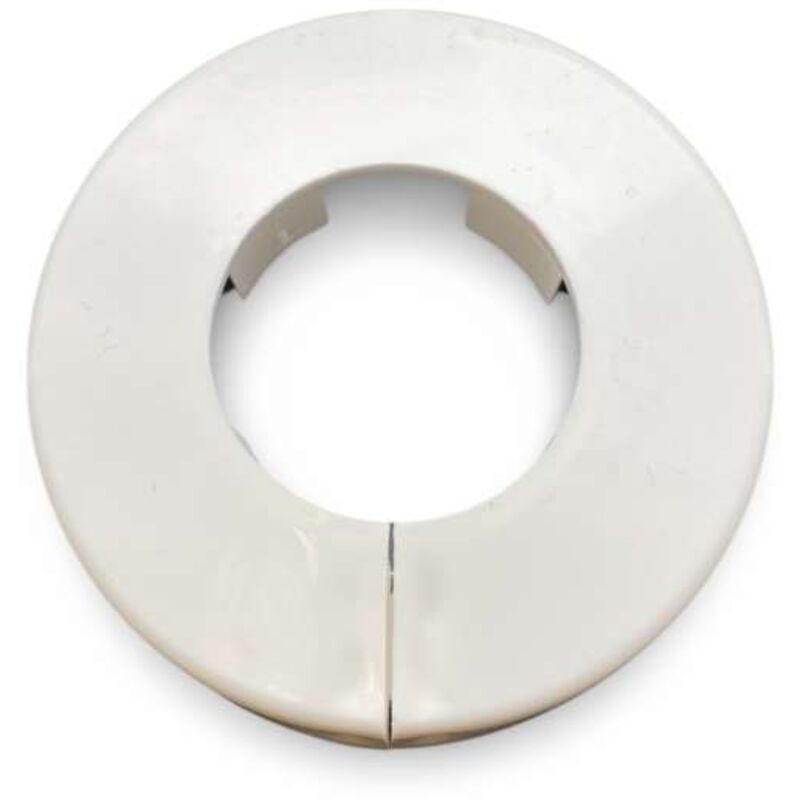 Simplex Wandrosette weiß für Rohr Ø22mm mit Schwalbenschwanzverschluss F44004