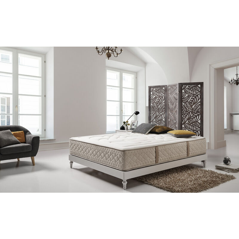 SIMPUR RELAX - Dream Repair Memory-Matratze 200x200 cm - Hohe +/- 30 cm - Memory-Schaum mit hoher Dichte - System mit 11 Komfortzonen.