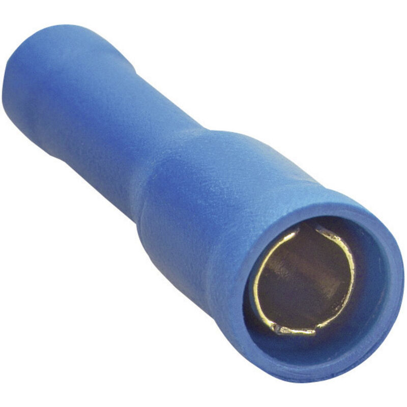 Sinuslive - Car HiFi Rundsteckerhülse 10er Set 2.5 mm² 4 mm vergoldet