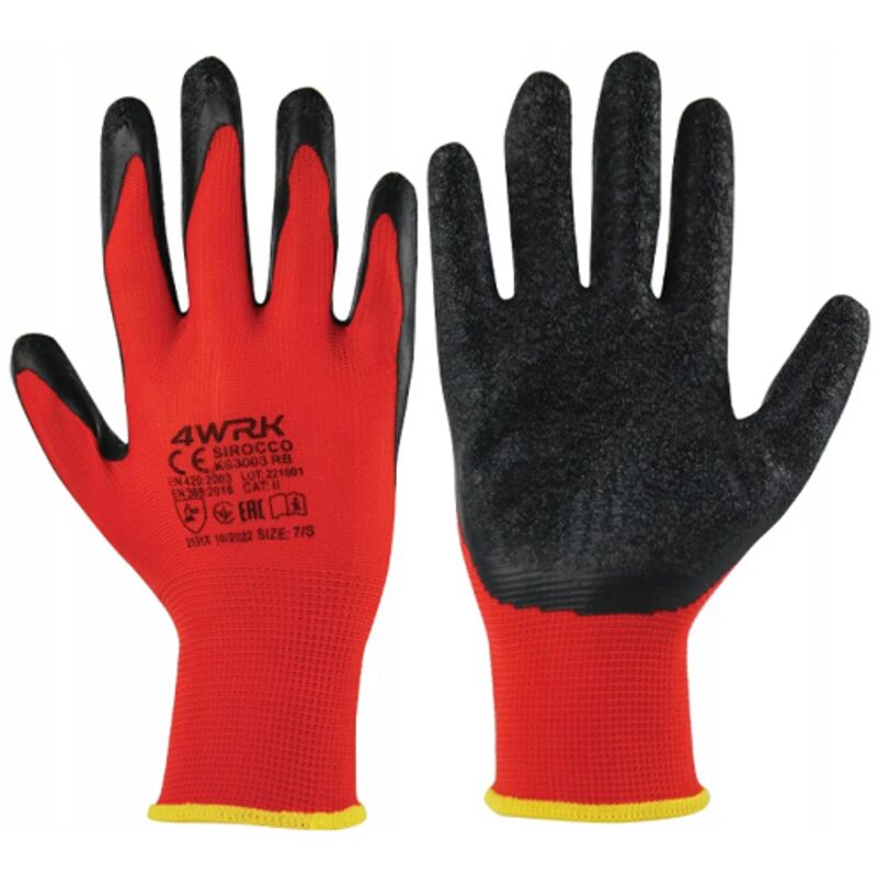 SIROCCO RB10 latexbeschichtete Arbeitsschutzhandschuhe