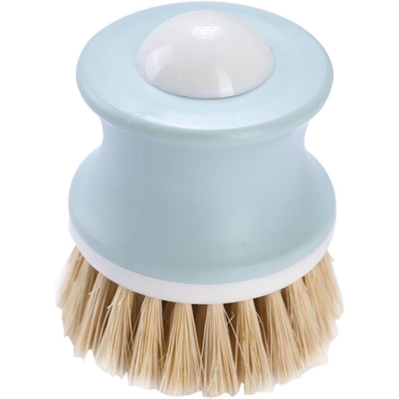 Sisalbürste für Töpfe und Pfannen, mit hochdichten Sisalborsten, ergonomischem Griff, geeignet für grüne Töpfe und Pfannen