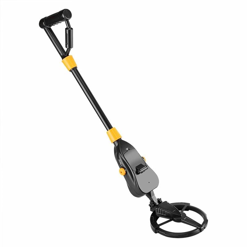 SJLERST Metalldetektor, groes LCD-Display mit Hintergrundbeleuchtung Hochprziser Metallsucher Hhenverstellbarer Unterwassermetalldetektor fr Kinder