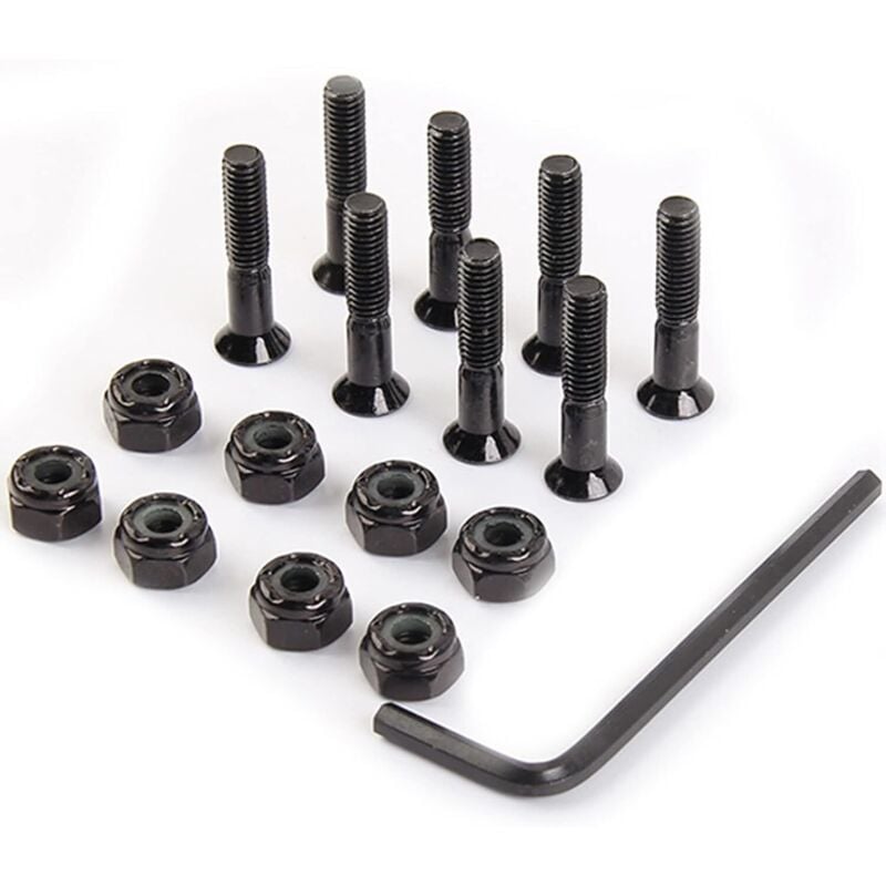 KZQ - Skateboard-Schrauben, Skateboard-Bolzen, Longboard-Schrauben, Skateboard-Reparatur-Hardware, Skateboard-Befestigungsschrauben, 50 mm,