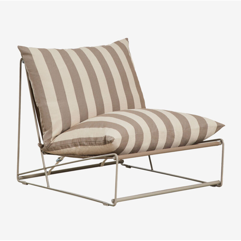 Sklum - Amaro Gartensessel Braun Tapioca - Braun Mokka