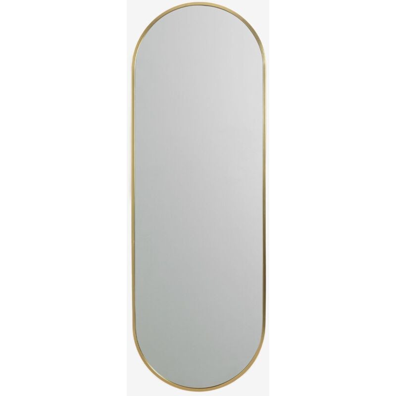 Sklum - Ovaler Wandspiegel aus Metall Elsie Gold Gold