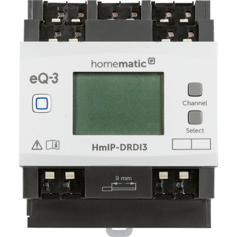 Homematic Ip - Dimmaktor für Hutschienenmontage - 3fach HmIP-DRDI3