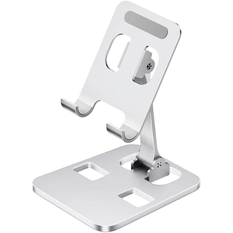 Smartphone-Tischständer aus Aluminiumlegierung, verstellbare Universalhalterung für iPhone, Huawei, Galaxy und viele andere Mobiltelefone und Tablets