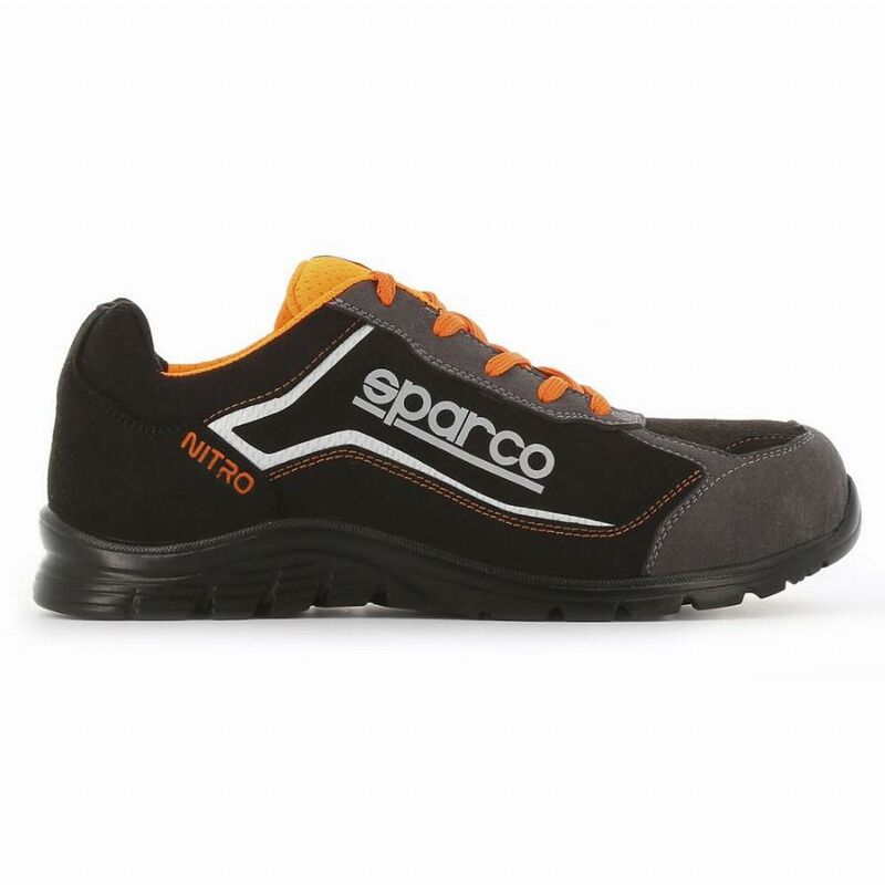 Nitro S24 Halbschuh S3 - Orange und Schwarz - Größe 43 - nitro 07522 nrgr - 43 - Sparco
