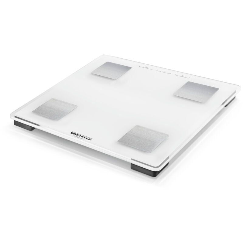 Körperanalysewaage Shape Sense Connect Lite, Personenwaage mit App Anbindung, Körperanalyse Gewicht, Fett, Wasser- und Muskelanteil, Körperfettwaage