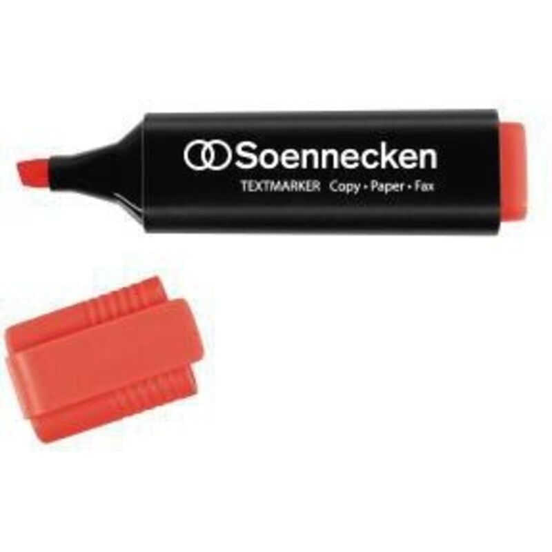 Textmarker 2-5mm rot Keilspitze 2-5mm rot Keilspitze
