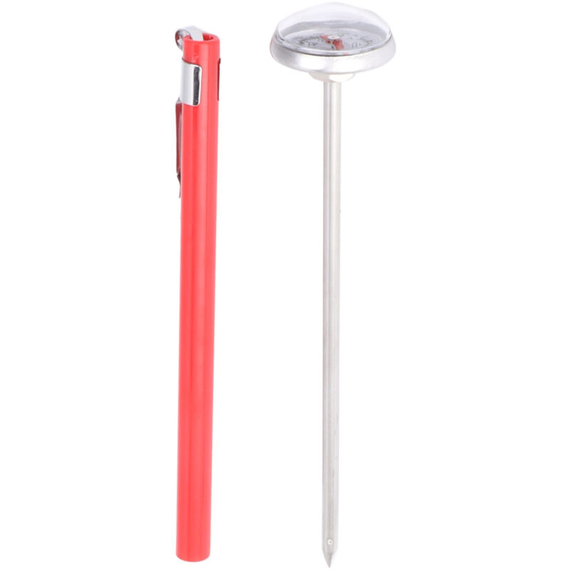 Sofort ablesbares Fleischthermometer, präzise Messung, Küchenthermometer aus Edelstahl für Grill, BBQ und Smoker