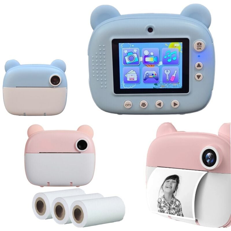 Sofortdruckkamerafürkinder,wärmebild,digitalkamera