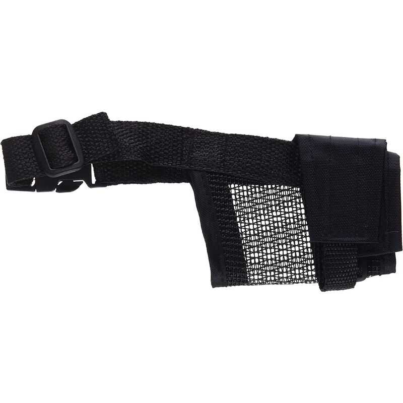 Trixie - Hundemaulkorb s mit Netz – Maulkorb verstellbar, für Reisen & Arztbesuch