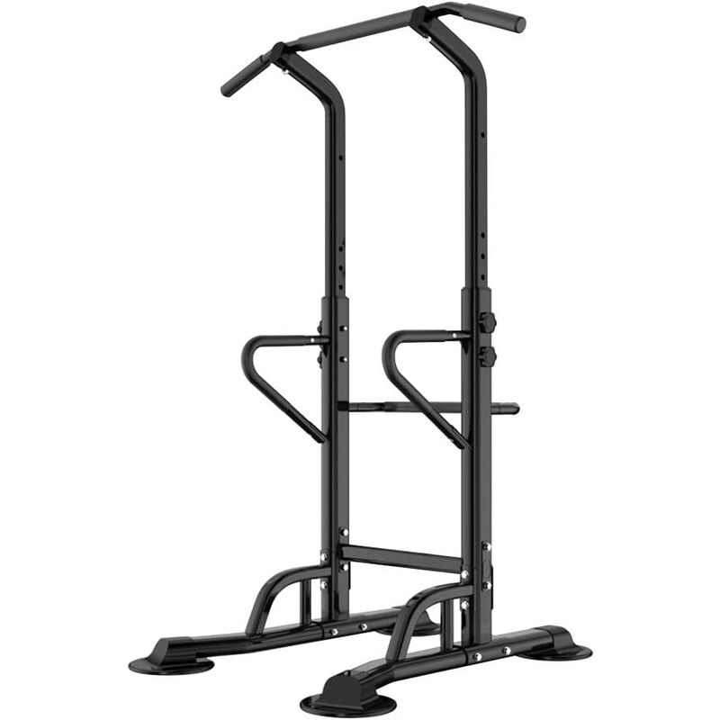 PSBB002 Dip Station Power Tower mit Klimmzugstange Multifunktionaler Klimmzugturm für Krafttraining, ideal für das Home Gym. - Soges