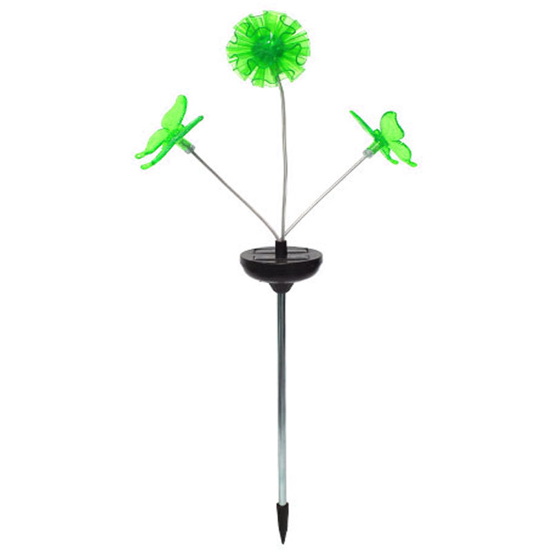 Solar Blumenstecker Libelle grün-M46495-grün