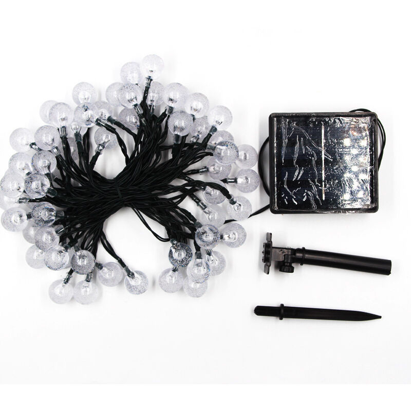 Solar Lichterkette Aussen 7M 50 Led solar weihnachtsbeleuchtung außeAussen Solar Wasserfest IP65 für Garten, Terrasse, Balkon, Hochzeit, Partys,