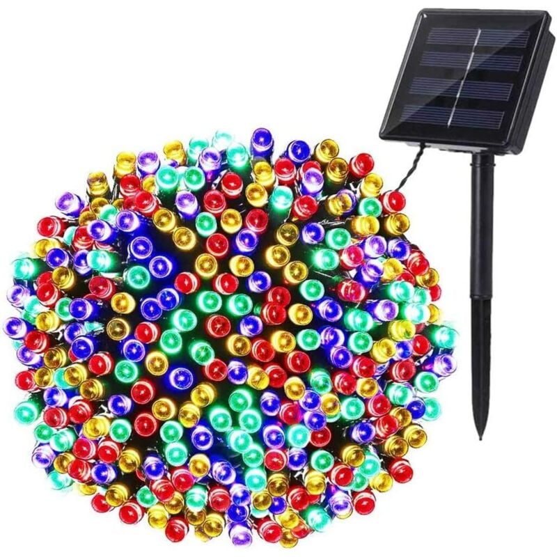 Solar-Lichterkette Weihnachten, BrizLabs 22M 200 LED Solar-Lichterkette für den Außenbereich, wasserdicht, 8 Modi, Solar-Lichterkette, Dekoration für