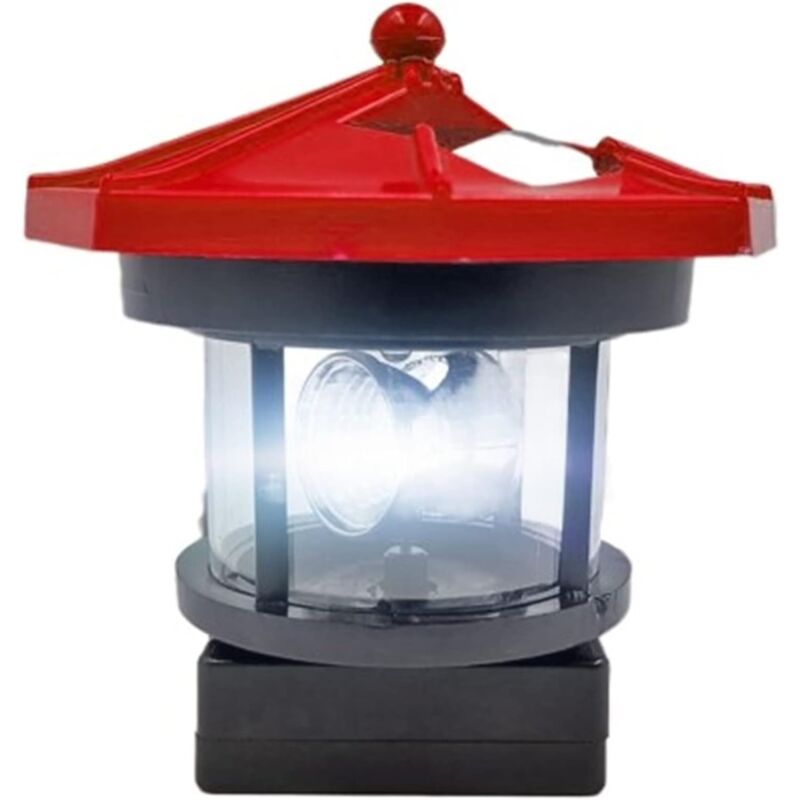 Solar-Pfostenkappenleuchten für den Außenbereich, Solar-Leuchtturm, Solar-LED-Licht, Gartenzaun, Gartendekoration, Außendekoration, intelligenter