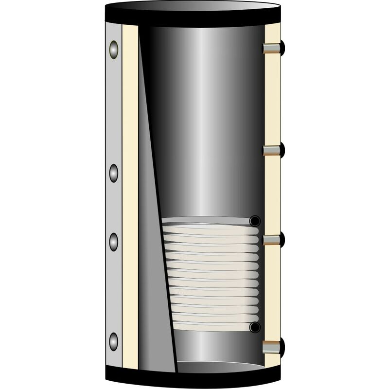 Ravensberger Solar - wt 1, 600 Liter, EcoDual-Solarspeicher Pufferspeicher Kombispeicher Warmwasserspeicher