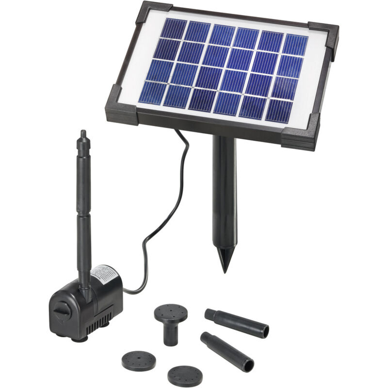 Esotec - Solar Teichpumpe rimini-s 2/175 Komplett-SET Solarbrunnen direkt 101701