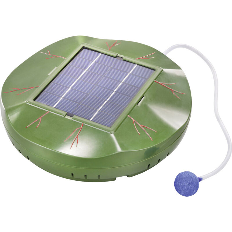 esotec schwimmender Solar Teichbelüfter FLOATING AIR 2 Ausgänge LuftPumpe 101875
