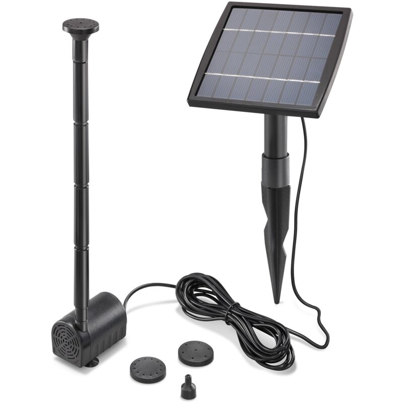 esotec Teichpumpe Wasserspiel Solar-Springbrunnen Kit 1,5/140 PRO Set 101905